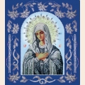 Набор для вышивания бисером ИЗЯЩНОЕ РУКОДЕЛИЕ "Богородица Умиление" (с паспарту) 